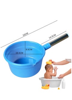 ARTC ARTC Water Spoon And Water Ladle Bath Dipper Spoon For Bathroom And Hair Washing And Water Scoop Cup For Kitchen And Rice Washing Blue  - Image 2