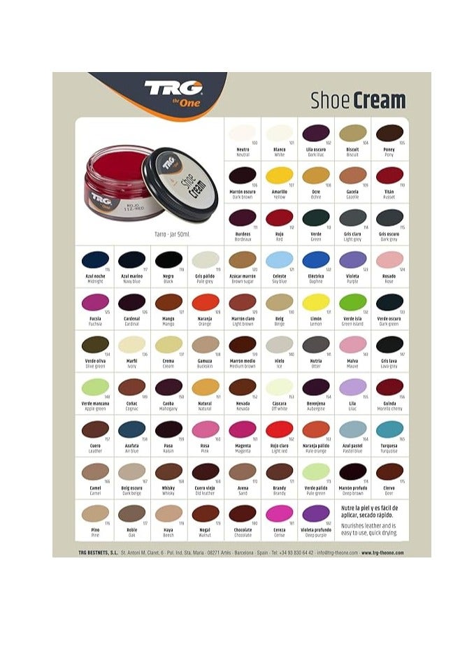 TRG Shoe Cream # 129 Light Brown 50ml - Image 3