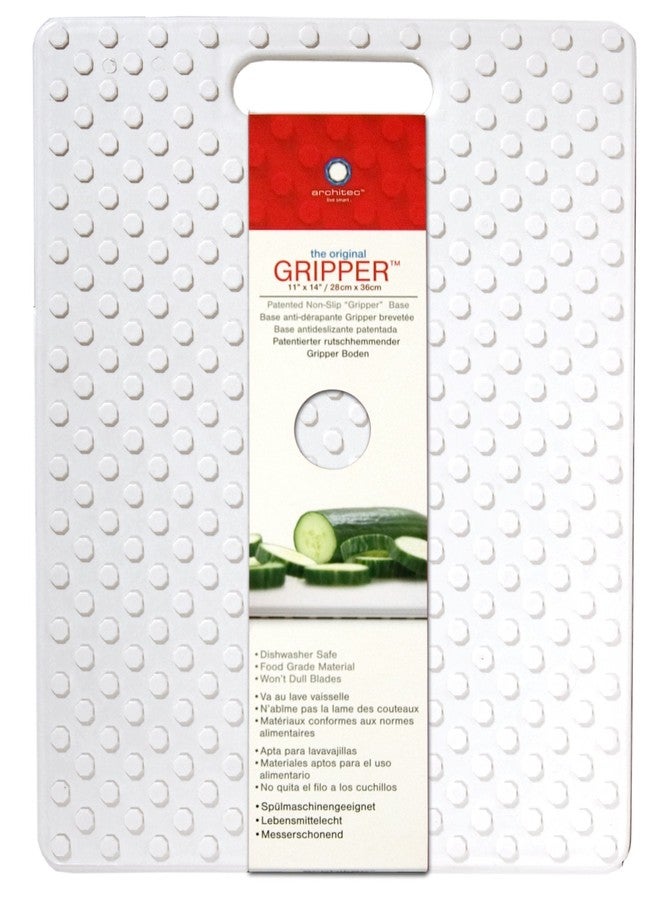 أركيتيك لوح تقطيع أصلي مانع للانزلاق من Architec G14-WW، مقاس 11 بوصة × 14 بوصة، أبيض - Image 2