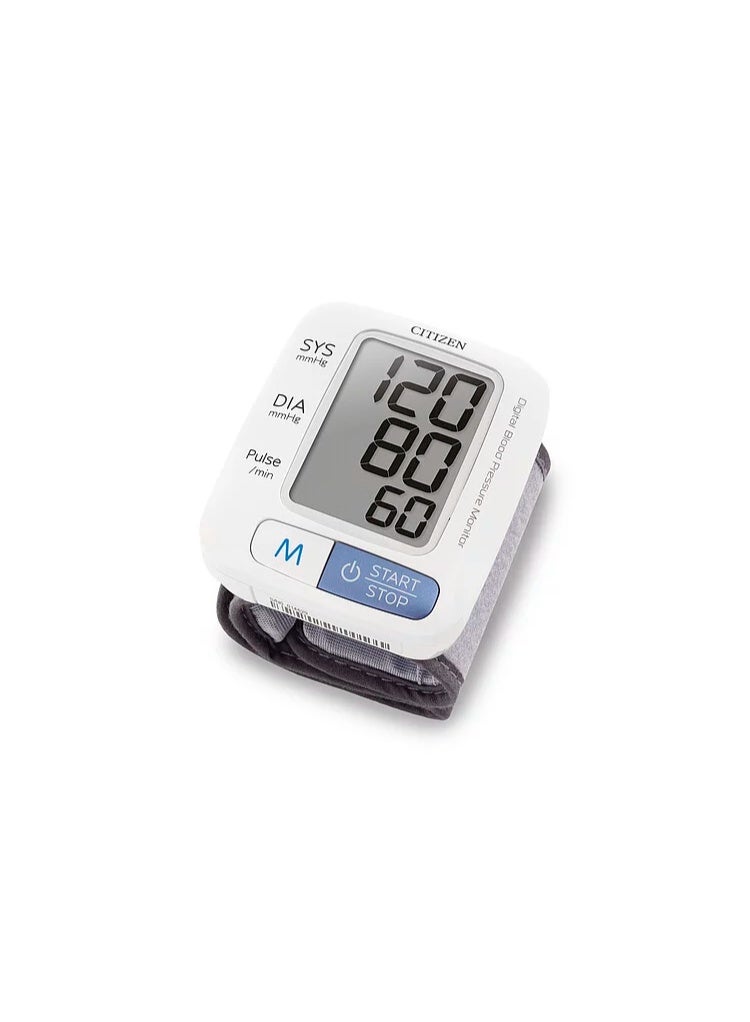 CITIZEN CH650 Digital Wrist Blood Pressure Monitor with Automatic Measurement and Compact Design - Image 2