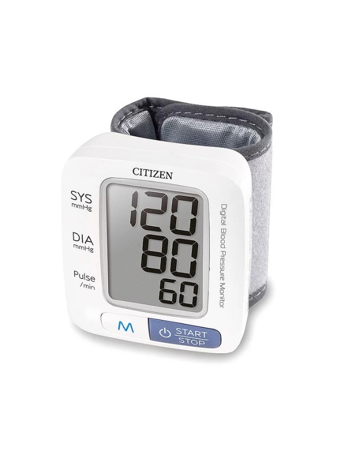 CITIZEN CH650 Digital Wrist Blood Pressure Monitor with Automatic Measurement and Compact Design - Image 1