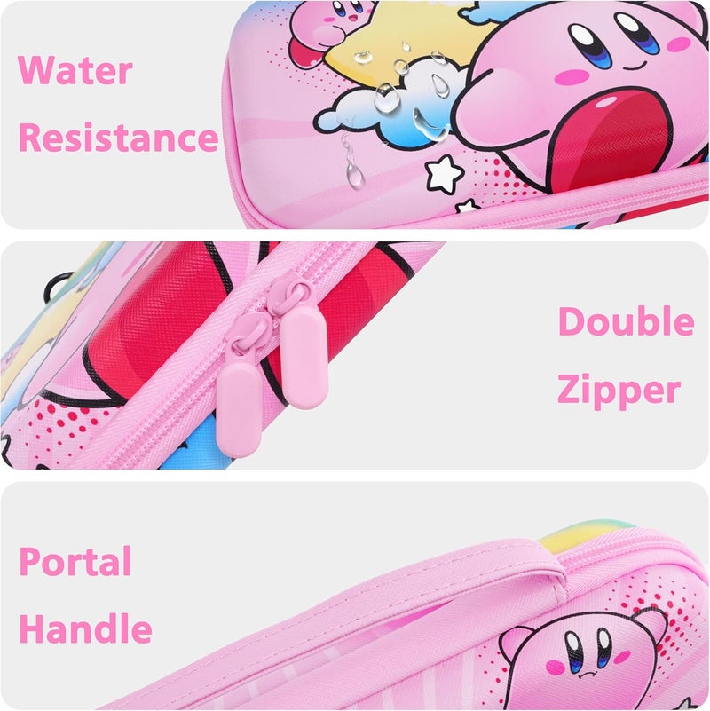 TIKOdirect Carrying Case for Switch 2(2025), Cute Portable Travel Bag in Newest Updated Design of Pink Interior with an Adjustable Shoulder Strap, Pink - Image 4