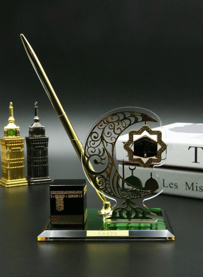 MHONGWEI Islamic Element Handicrafts, Home Decoration Gifts, Simplified Architectural Souvenirs, High-end Office Desktop Ornaments - Image 3