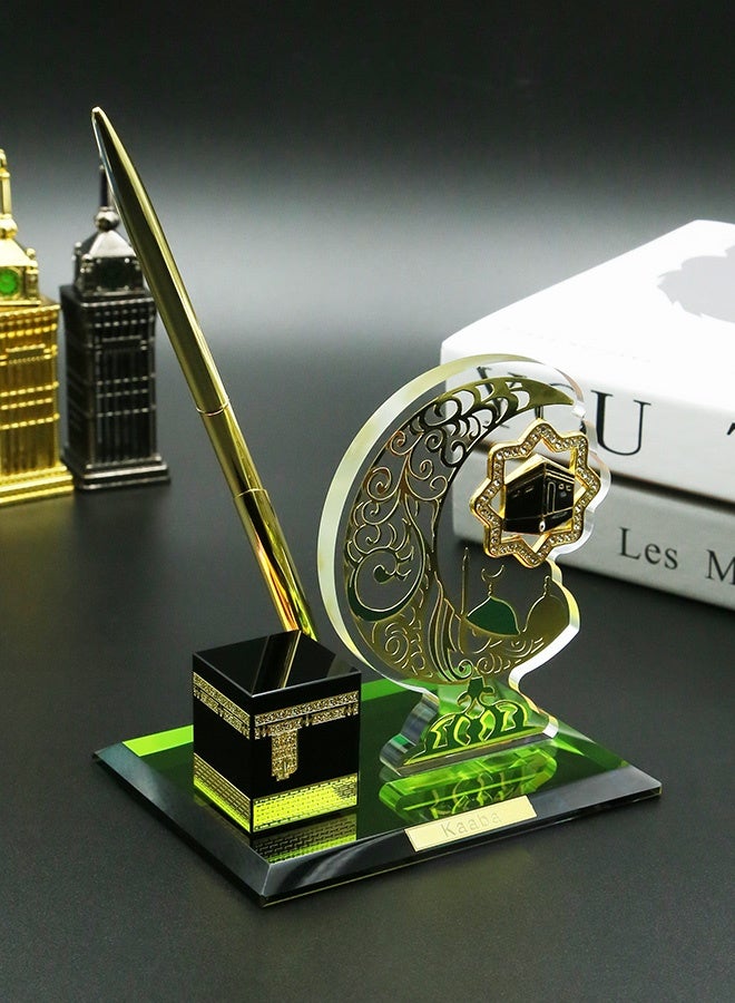 MHONGWEI Islamic Element Handicrafts, Home Decoration Gifts, Simplified Architectural Souvenirs, High-end Office Desktop Ornaments - Image 2