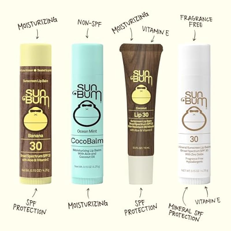 Sun Bum SPF 30 Pomegranate Lip Balm, 4.25 gm - Image 4