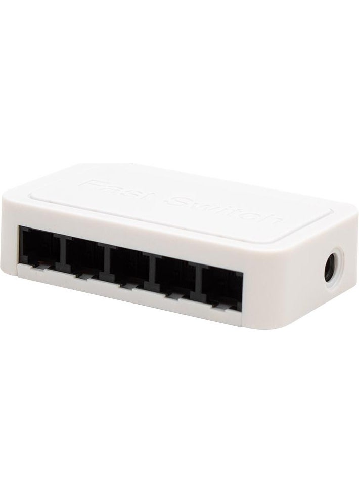 Powermaster - PM-17647 5 Port 10/100 Mbps Ethernet Switch Hub - Image 1