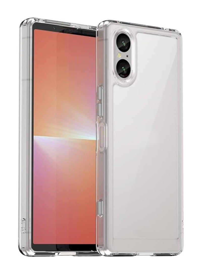 general Compatible with Sony Xperia 5 V Case No Yellowing Drop Protection Thin Flexible Silicone TPU Shockproof Protective Slim Fit Phone Cover - Image 1