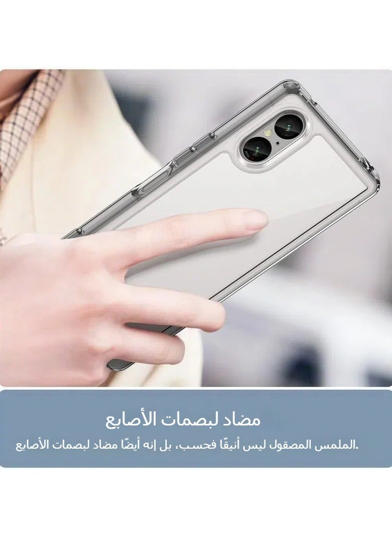 general Compatible with Sony Xperia 5 V Case No Yellowing Drop Protection Thin Flexible Silicone TPU Shockproof Protective Slim Fit Phone Cover - Image 4