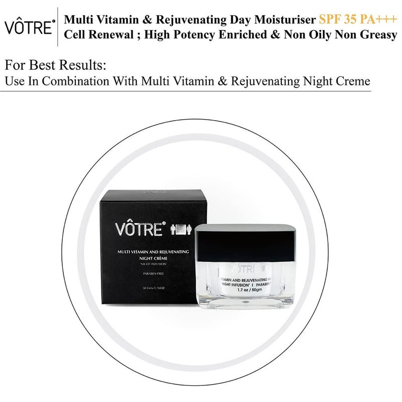 Votre Votre Spf 35 Pa Cell Renewal Multi Vitamin  Rejuvenating Day Gel 50 Gm - Image 4