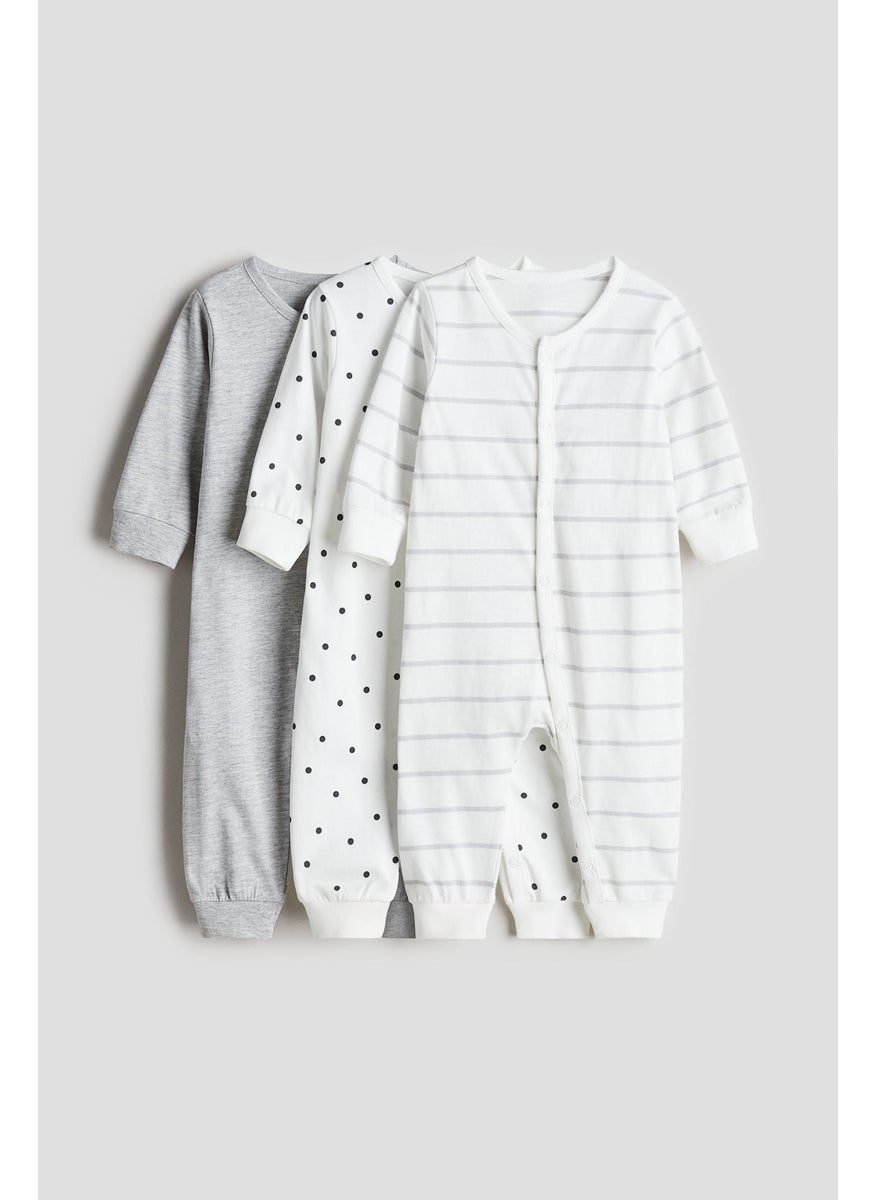 H&M 3-Pack Cotton Pyjamas  - Image 1