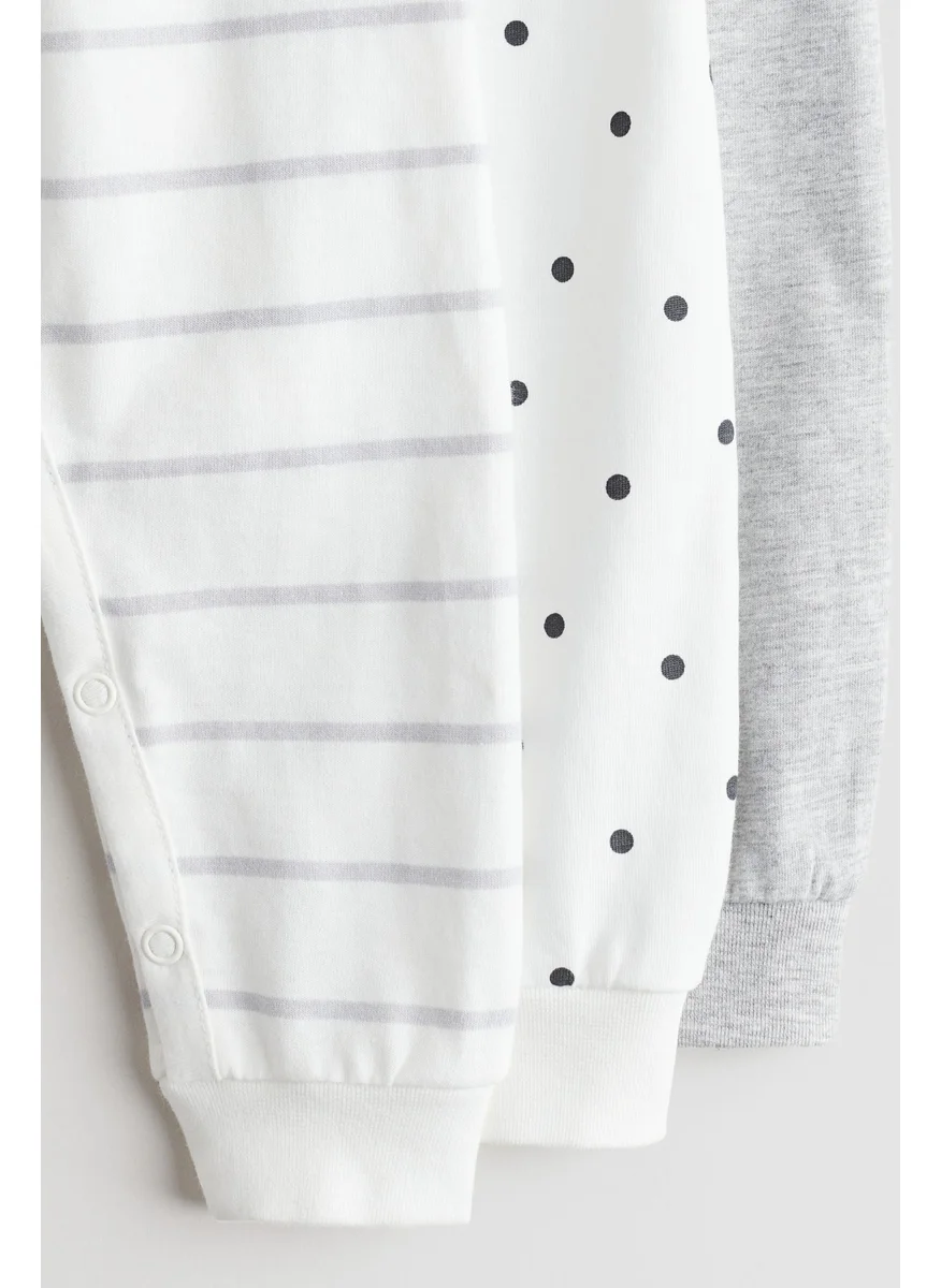 H&M 3-Pack Cotton Pyjamas