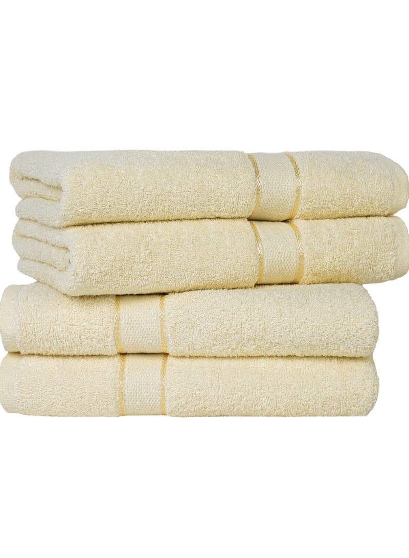 Bliss Casa Bath Towel Set 4 Pack 70 X 140 cm - Quick Drying Highly Absorbent Thick Bathroom Towels - Soft Hotel Quality for Bath and Spa - Image 4