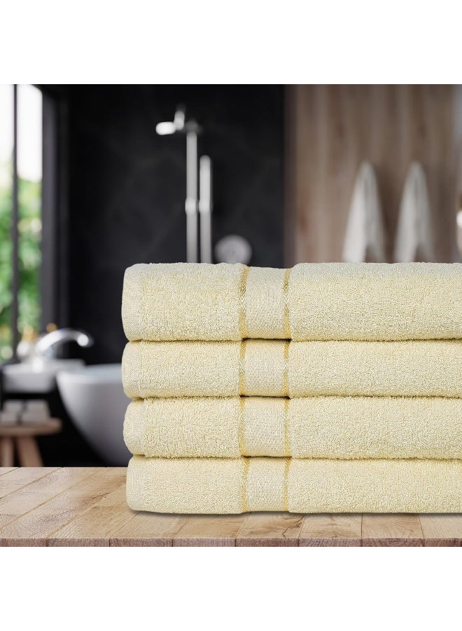 Bliss Casa Bath Towel Set 4 Pack 70 X 140 cm - Quick Drying Highly Absorbent Thick Bathroom Towels - Soft Hotel Quality for Bath and Spa - Image 2