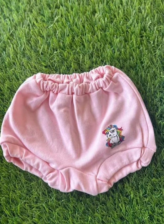 ONLINETREE Unisex Baby Cotton Bloomers | Pack of 6 Soft & Breathable Underwear | Multicolor Printed Shorts for Boys & Girls | Color May Vary - Image 2