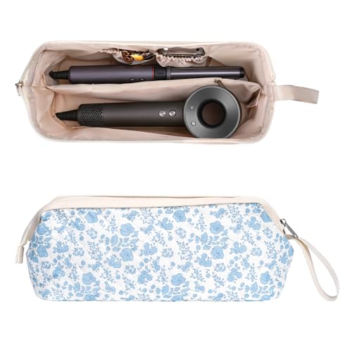 idoltimes Hair Tools Travel Bag, Hair Tool Bag for Women, Quilted Hair Tool Bags for Travel, Portable Hair Dryer Organizer Case - Image 1