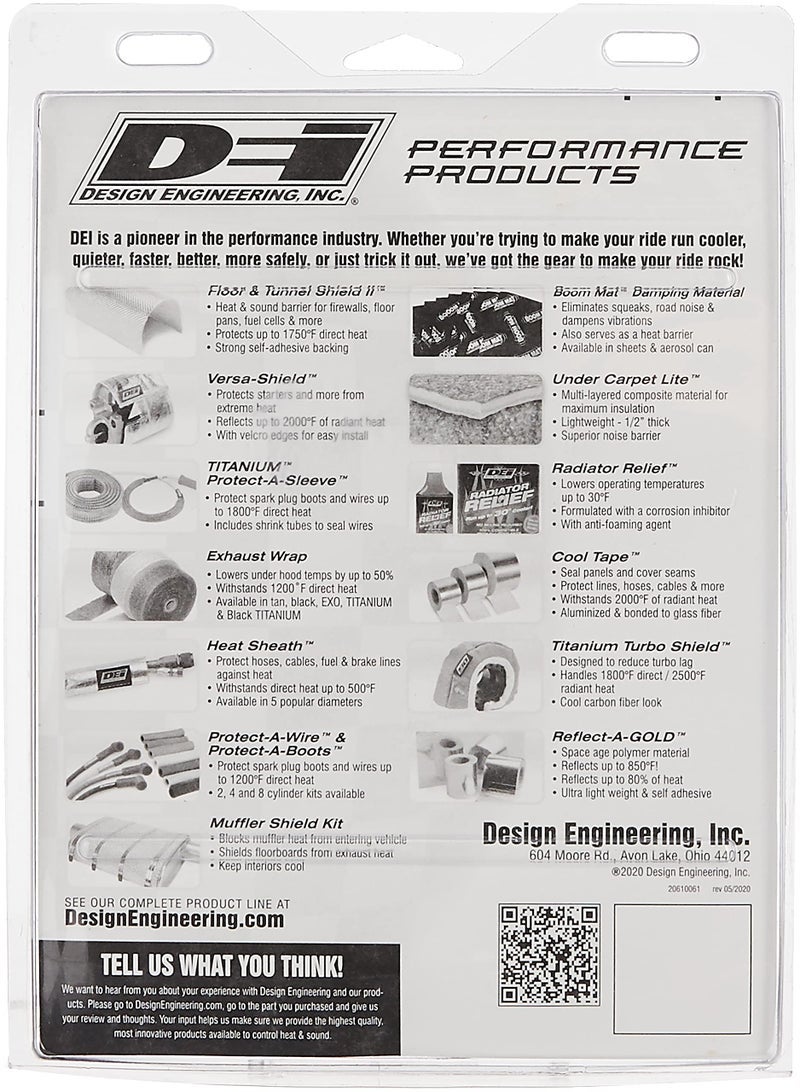 ديزاين إنجينيرنغ تصميم الهندسة 010402 غلاف الدرع الحراري Versa-Shield 7" × 24" - Image 2