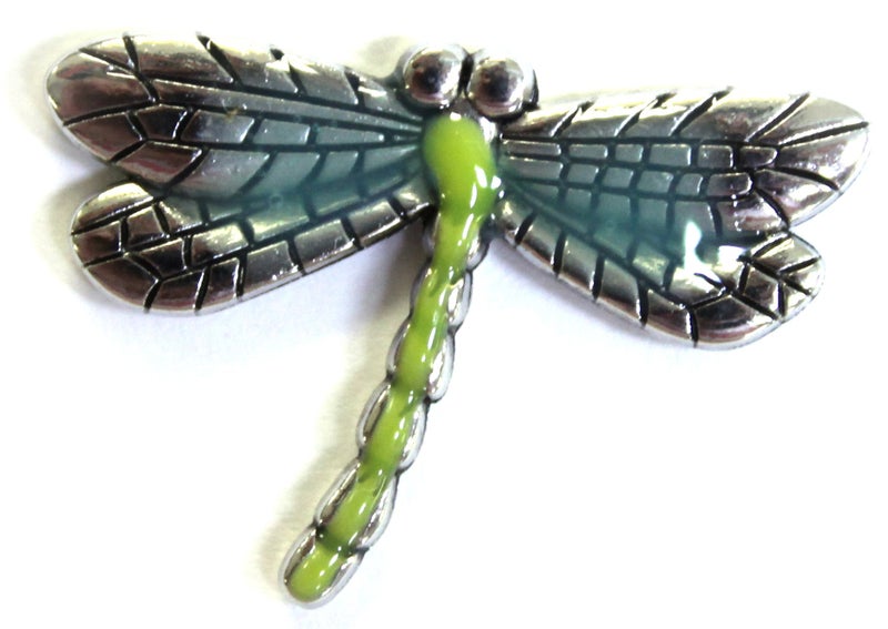 GANZ The Dragonfly Charm of Spirit with Story Card!,Turquoise, Green, Gray - Image 2