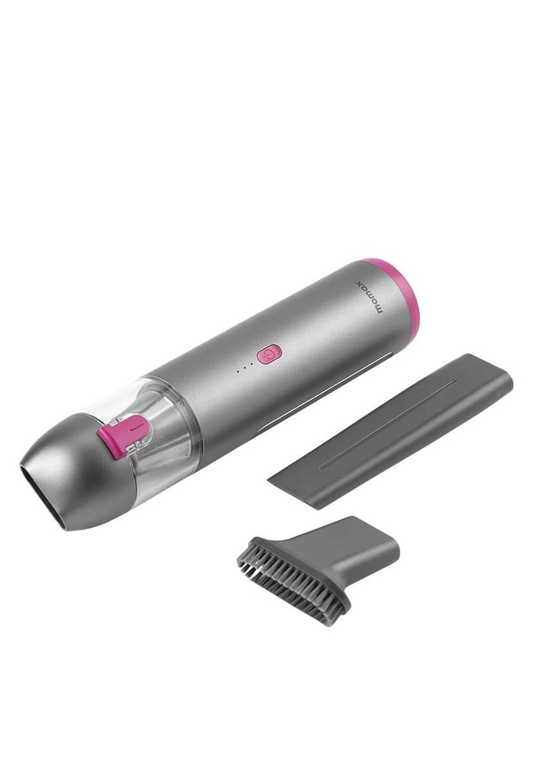 Momax Micro Cleaner Compact Cordless Vacuum 6000pa - Gray - Image 1