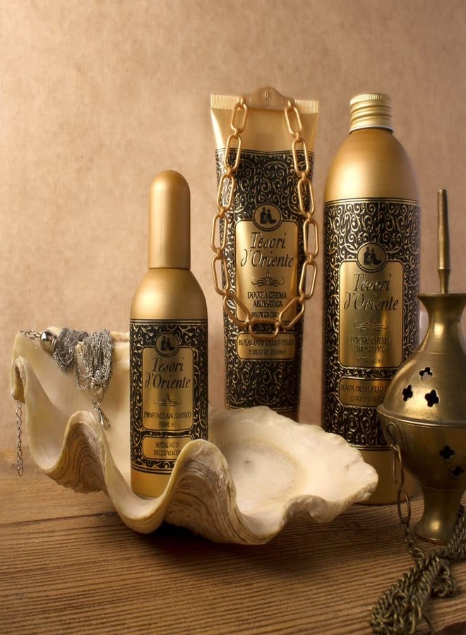 Tesori d'Oriente تيسوري دورينتي: "عود اليمن الملكي" كريم استحمام مع عود يمني ملكي وزيت سمسم [استيراد إيطالي] - Image 5