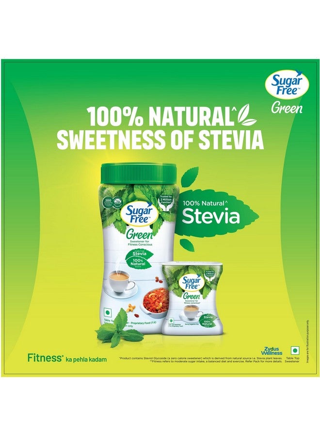 Sugar Free Sugar Free Green Stevia, 300 Pellets |100% Plant-based Natural Sweetener | 100% Natural Meethi Tulsi (Stevia) leaves| Sweet like Sugar but with zero calories | 30g  - Image 3
