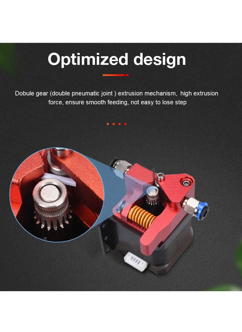 Generic - Upgrade Dual Gear Extruder for Creality 3D Printers, MK8 Metal Dual Drive, 1.75mm Filament Compatible with Ender 3/Pro, V2, Ender 5/Pro, CR10 Series - Image 1