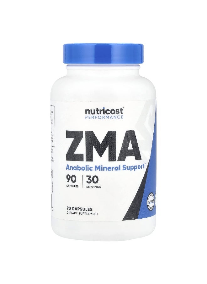 Nutricost Nutricost, Performance, ZMA, 90 Capsules  - Image 1