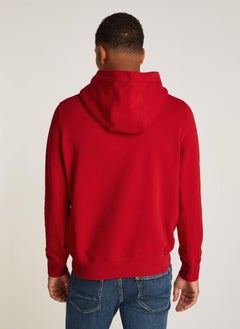 TOMMY HILFIGER Graphic Print Drawstring Pull Over Hoodie  - Image 2