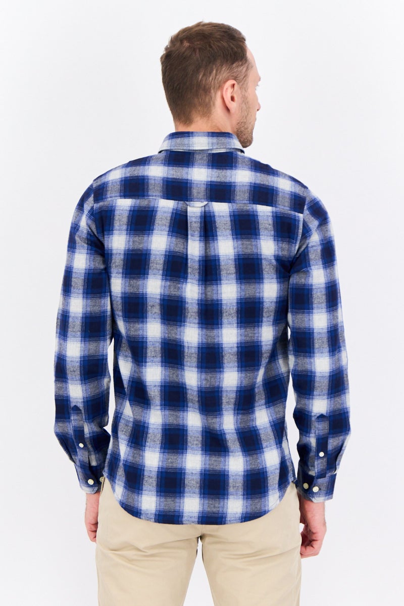 Threadbare Men Regular Fit Checkered Long Sleeves Casual Shirt, Multicolor - Image 2