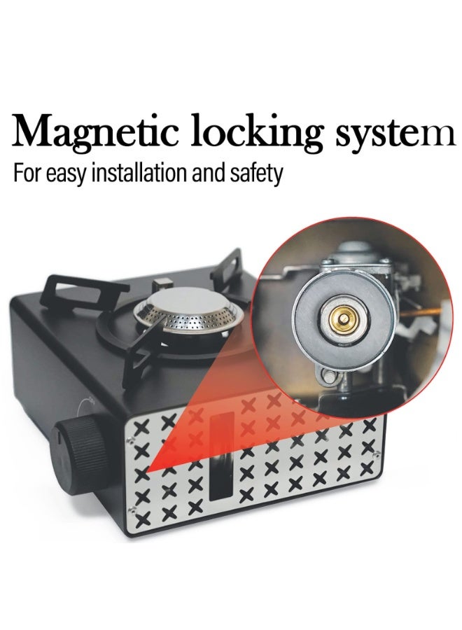 سفاري موقد غاز سفاري SSF02B صغير الحجم وموثوق، مصمم للطهي الآمن أثناء التخييم والسفر. - Image 3