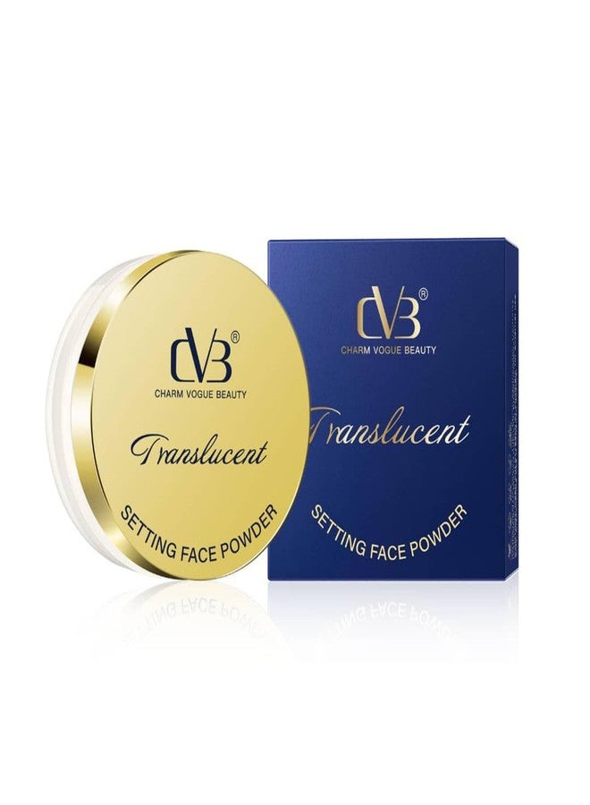 CVB Translucent Setting Face Powder C-54C | Oil-Control, Long-Lasting Matte Finish | Lightweight Loose Powder for All Skin Tones | Makeup Setting & Shine Control - Image 1