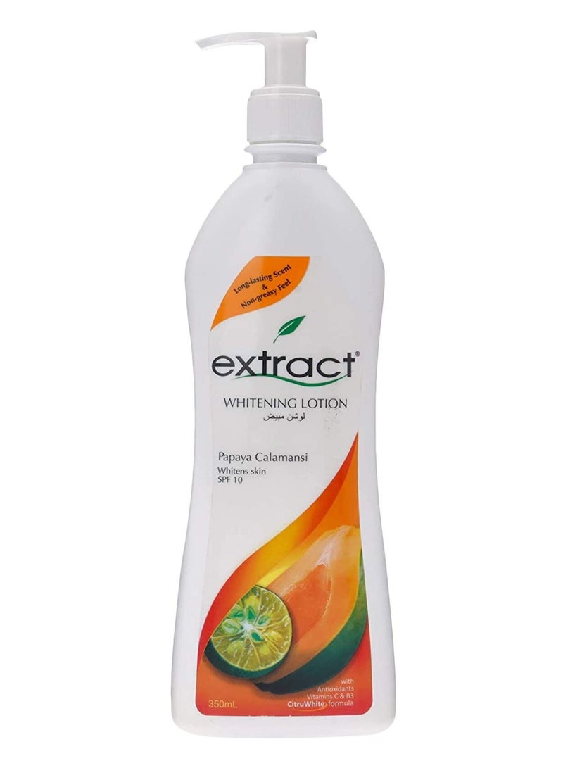 Extract Papaya Calamansi Whitening Lotion Spf 10 - 350ml - Image 1