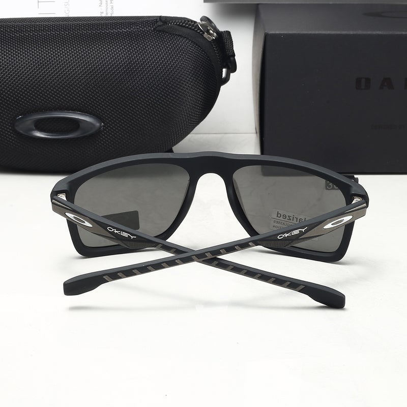Oakley Men's Classic Sunglasses Sliver XL Sunglasses Prizm Black Polarized Lenses Black Frame - Image 4