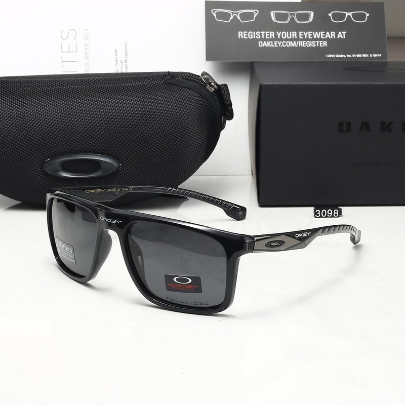Oakley Men's Classic Sunglasses Sliver XL Sunglasses Prizm Black Polarized Lenses Black Frame - Image 1