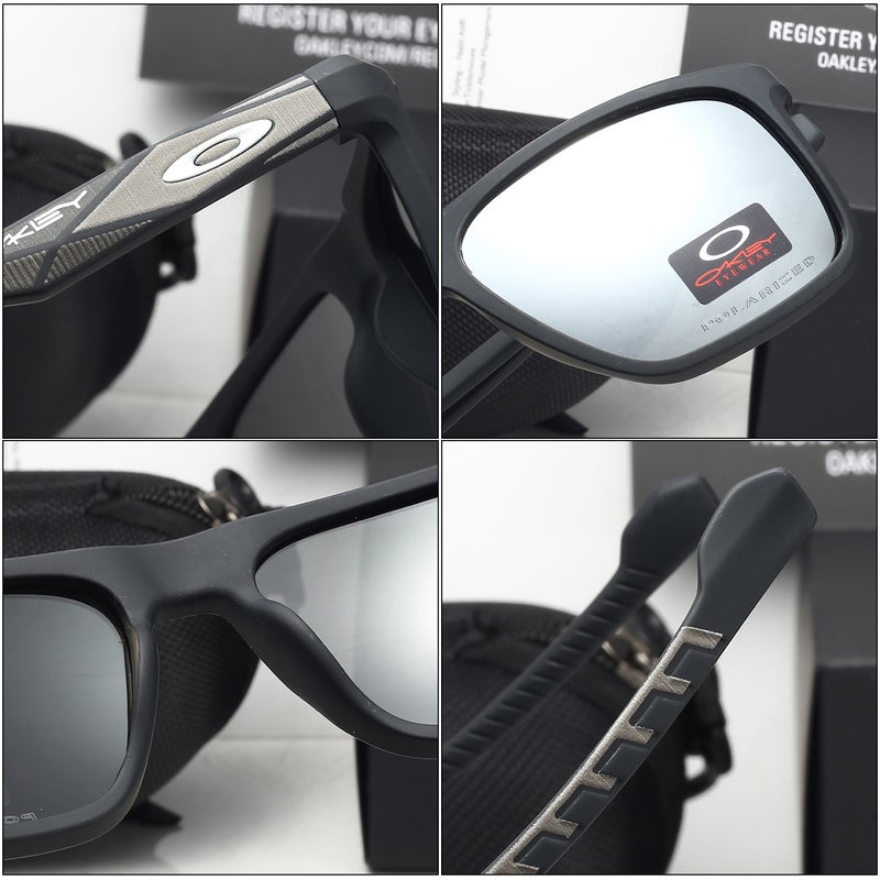 Oakley Men's Classic Sunglasses Sliver XL Sunglasses Prizm Black Polarized Lenses Black Frame - Image 5