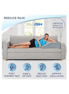 Plush Plush Leg Elevation Wedge Pillow Comfort Support & Relief  - Image 4