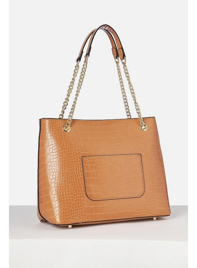 Allen Solly حقيبة يد نسائية من ألين سولي (بني فاتح) - Image 3