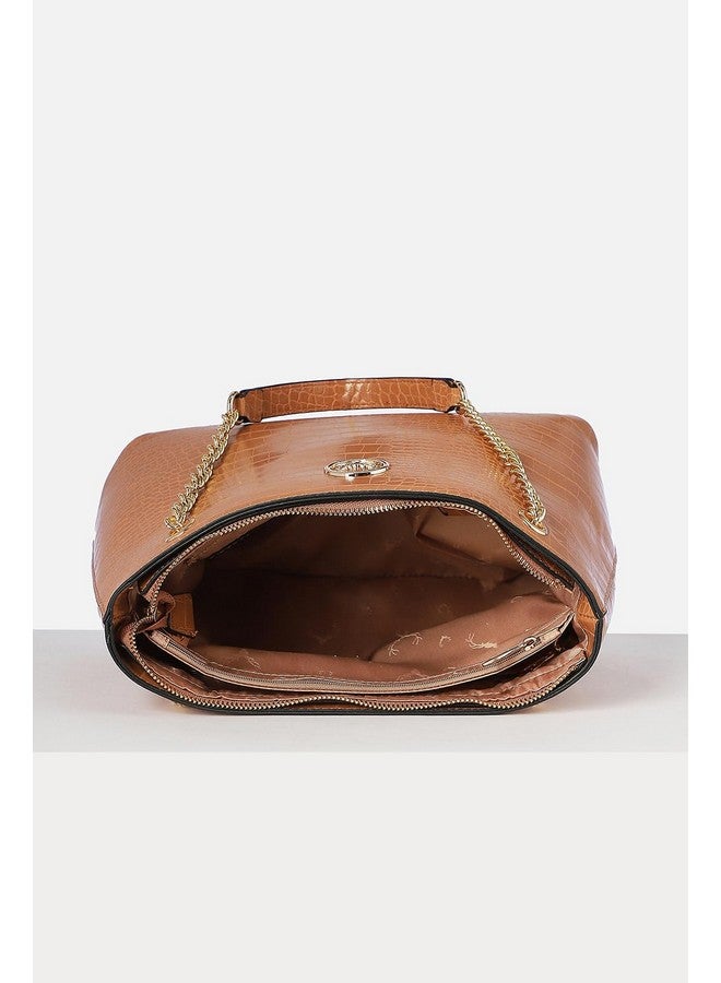 Allen Solly حقيبة يد نسائية من ألين سولي (بني فاتح) - Image 5