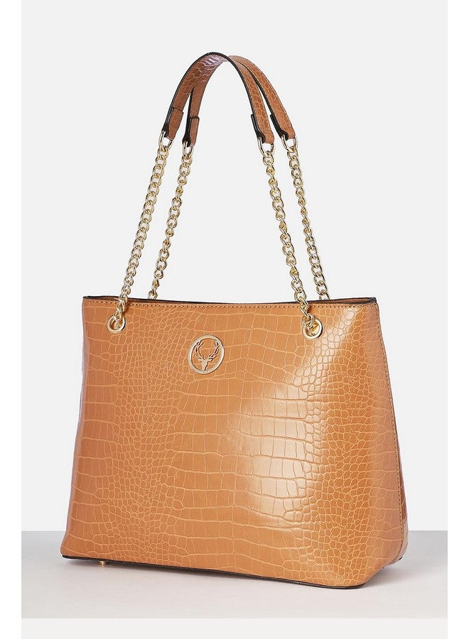 Allen Solly حقيبة يد نسائية من ألين سولي (بني فاتح) - Image 2