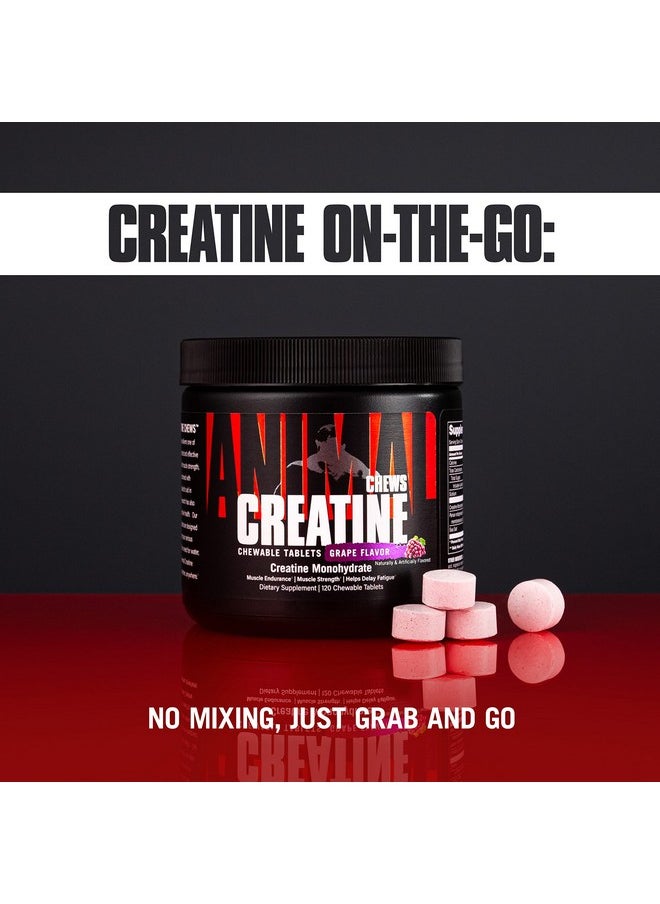 Creatine Chews Tablets Enhanced Creatine Monohydrate With Astragin To Improve Absorption Sea Salt For Added Pumps Delicious And Convenient Chewable Tablets Grape