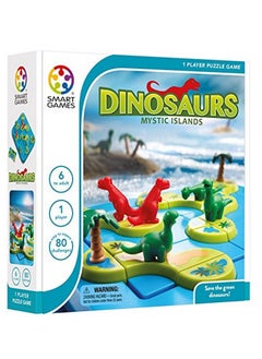 SmartGames SmartGames Dinosaurs: Mystic Islands Board Game, a Fun, STEM Focused Prehistoric Brain Game and Puzzle Game for Ages 6 and Up  - Image 2