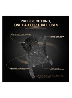 WINCA Car Floor Mats Compatible With Lexus Es 2013 - 2017 PVC Leather Non-slip Weather Color Available (black silver)  - Image 3