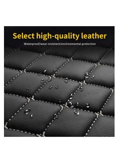 WINCA Car Floor Mats Compatible With Lexus Es 2013 - 2017 PVC Leather Non-slip Weather Color Available (black silver)  - Image 4