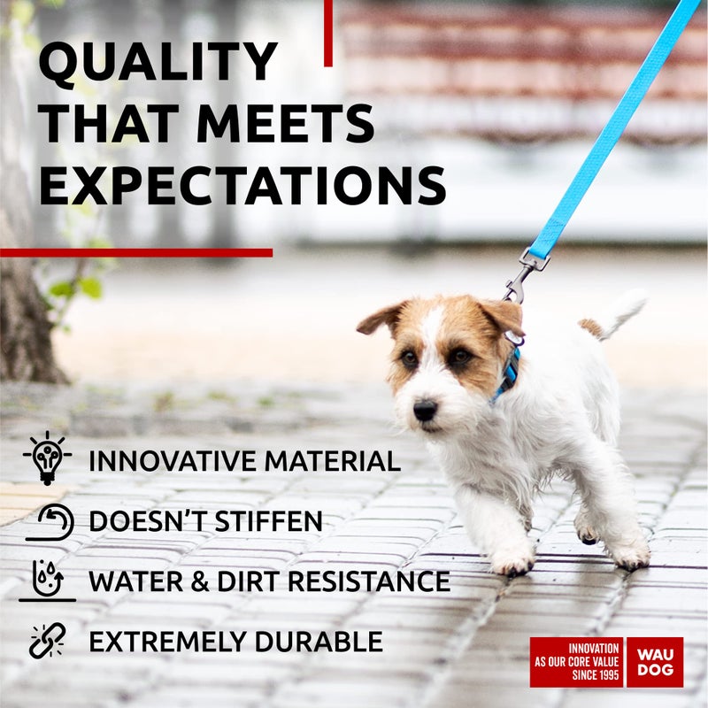 WauDog Waterproof Dog Leash - Anti-Slip Dog Leash for Large Small and Medium Breeds - Heavy Duty - Water- and Dirt-Resistant - Boy & Girl Dogs - Image 4