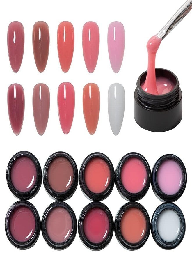 نيل ويند جل بناء الأظافر NAILWIND لتطويل الأظافر، جل أكريليك بالأشعة فوق البنفسجية لأظافر صناعية قوية وطويلة، طقم جل بناء الأظافر (وردي نيود، قطعة واحدة) - Image 1