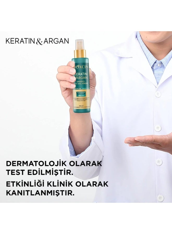 بيوكسين بلسم سائل للشعر بالكيراتين وزيت الأرغان 150 مل - Image 2