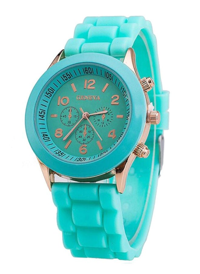 NIBEMINENT Women's Round Dial Silicone Chronograph Watch NSSB037001501 - Image 1