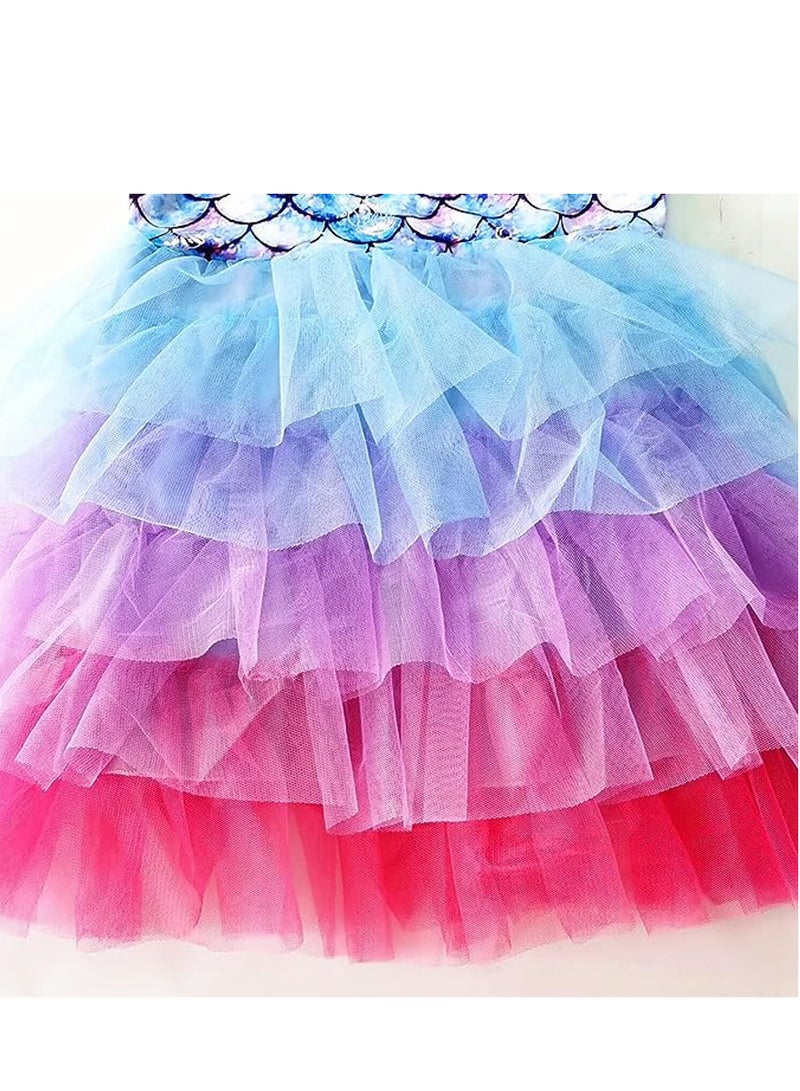 GROWSTEADY Girls Dresses for Summer Short Sleeve Kid Clothes Party  - Image 3