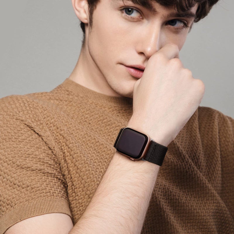 CCnutri Stretchy Nylon Solo Loop Bands Compatible with Apple Watch 38mm 40mm 41mm 42mm 44mm 45mm 49mm, Sport Elastic Wristbands Women Men Straps for iWatch Series 9/8/7/6/5/4/3/2/1/SE/Ultra/Ultra 2, 4 Pack - Image 5