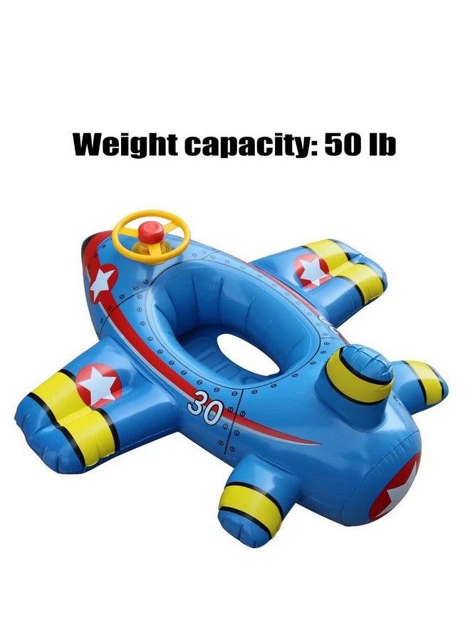 qiaoniuniu Airplane Baby Swimming Float Inflatable Pool Floaties Toys Outdoor Swimming Ring Seat Boat For Kids Infant Toddler Baby Boys - Image 1