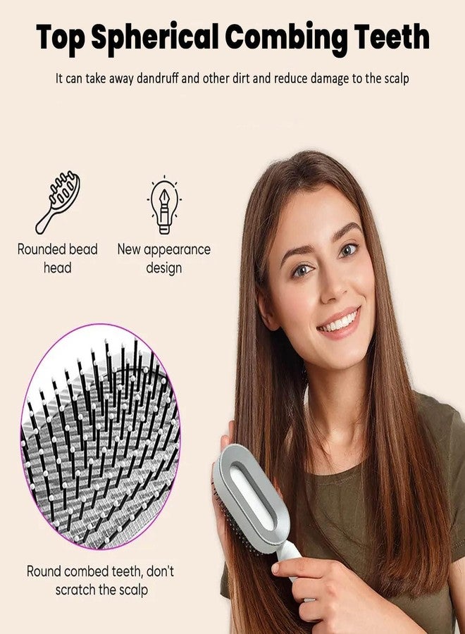 PAVITYAKSH CUSHION COMB Durable Massage Comb Hairbrush for Scalp Massage and Custom Bristles - Lightweight Air Cushion Massage Brush for Scalp Massage - Image 4